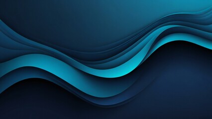 Obraz premium abstract blue wave background