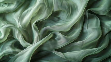 Fototapeta premium Sage fabric background. Abstract background