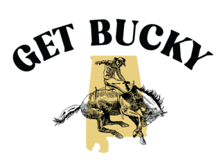 Get bucky in alabama cowboy bucking horse