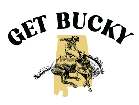 Get bucky in alabama cowboy bucking horse