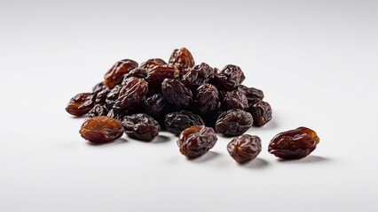 Obraz premium arafies are scattered on a white surface and a white background