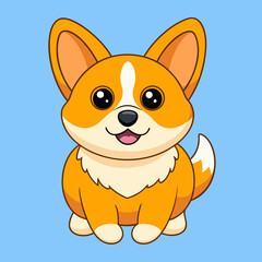 Dog vector art illustration design