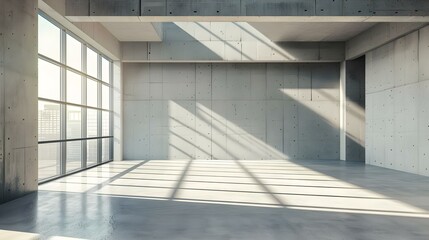 Obraz premium Modern empty interior design