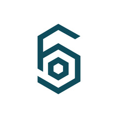 Monogram 6. Number 6. Number 6 design logo. Monogram letter mark 6 logo design. Monogram design vector logo. Monogram number 6 logo design. Simple number 6 monogram. Monogram 6 design logo.