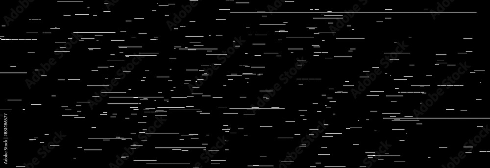Aufkleber TV static noise texture. Glitch vhs pixel noise wallpaper. Random interference signal concept. Random rippled video tape background. Image distortion distressed backdrop effect. Vector