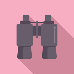 Binoculars icon showing a concept of searching and finding