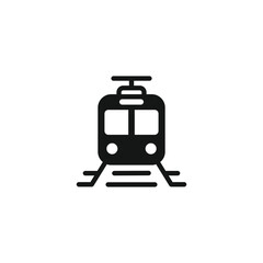 Train icon vector. EPS 10 editable vector