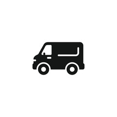 Van icon vector. EPS 10 editable vector