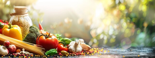 Concept of world safety food day, with copy space for text 