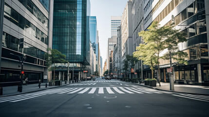 Manhattan Majesty: A Wide-Angle View of New York's Modern Landscape