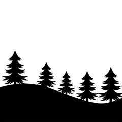 Obraz premium Merry orthodox christmas with christmas tree and empty area