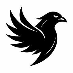 Bird logo design vector on a white background 