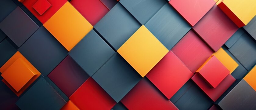 A vibrant flat design illustration featuring a 3D wall texture background. The illustration uses bold colors and clean lines to create a striking visual effect. Perfect for websites, marketing