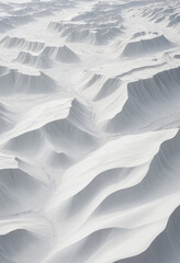 Obraz premium Emotions visualized as abstract landscapes, isolated on a white background in editorial