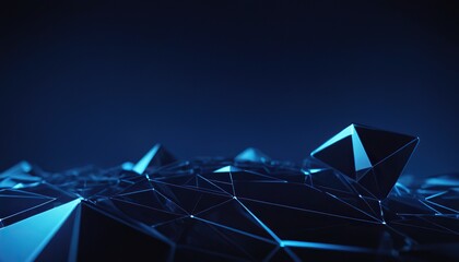 Abstract digital background Big data visualization Network connection structure Science background 3D rendering