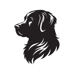 vector silhouette dog