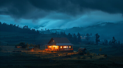 Bright and Elegant Home Interior with Decorative Lights, Interior Styling