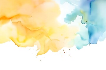 Obraz premium Light watercolor on-white background, AI Generated