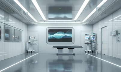 interior of a modern hospital