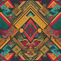 Fototapeta premium thai modern art pattern