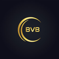 BVB logo. B V B design. White BVB letter. BVB, B V B letter logo design. B V B letter logo design in GOLD, GOLDEN LOGO, THREE, style. letter logo set in one artboard. B V B letter logo vector design.