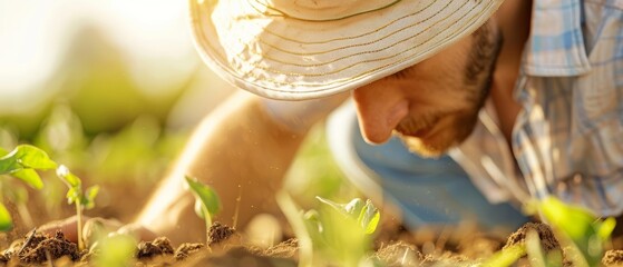Farmers explaining the business aspects of planting crops for culinary use, Agribusiness, Business education