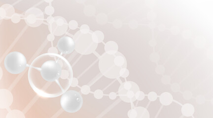 Hyaluronic acid and Niacinamide hair and skin solutions ad, white collagen serum drop with cosmetic advertising background ready to use, illustration vector.