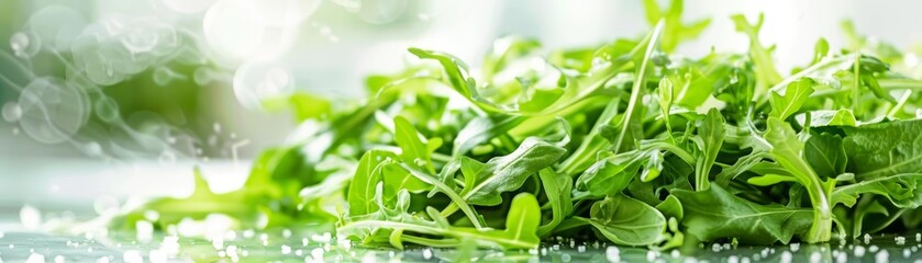 Fototapeta premium Highresolution image of a mineralrich vegetable salad, symbolizing health and nutrition, Dish, Vegetable salad