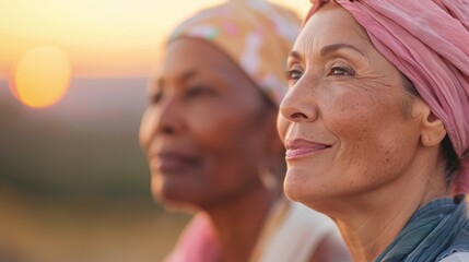 Survivorship programs offering holistic support for breast cancer patients, focusing on healing retreats and empowerment workshops. Breast cancer awareness month.