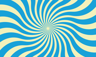 sunburst vintage horizontal background. Retro background with rays or stripes in the center