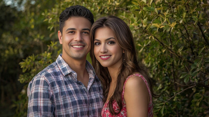 Fototapeta premium Pareja de enamorados