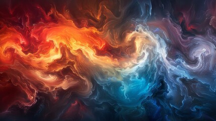 Fototapeta premium Abstract Swirling Colors