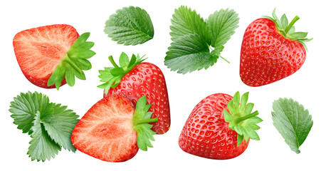 Strawberry isolated on white background