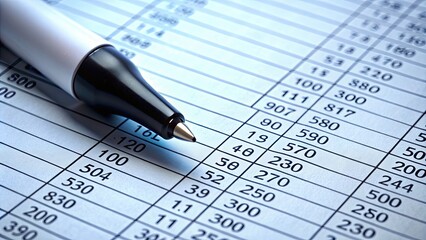 Payroll accounting documents and marker, payroll, accounting, documents, marker, financial, paperwork