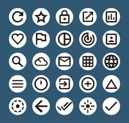 Business Icons. Business, ecommerce, finance, accounting. Big set Icons collection. Vector illustration eps 10