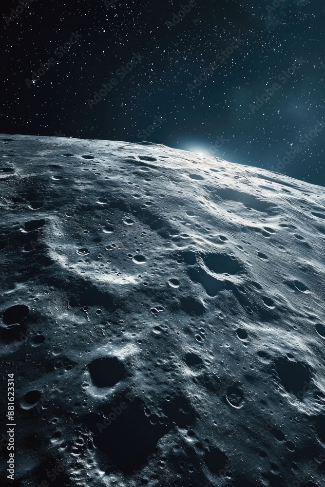 Canvas Prints close up of rocky surface with many craters