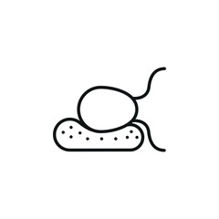 Orthopedic Pillow Icon. Simple Orthopedic Pillow Icon for Social Media, App, and Web Design.