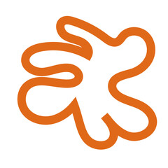 Abstract outlines shapes vector 