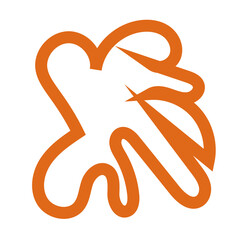 Abstract outlines shapes vector 