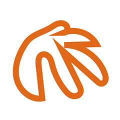 Abstract outlines shapes vector 