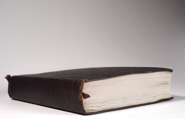 old book isolated on white