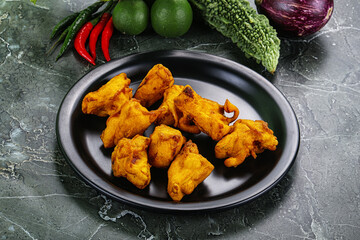 Indian cuisine - paneer pakora cheese