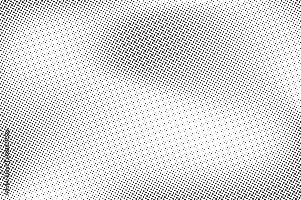 Aufkleber radial halftone spotted gradient background. dotted stains concentric texture with fading effect. bl