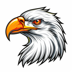 Fototapeta premium Eagle head for shirt design,eagle head for clothing design, eagle