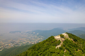 Scenic view of Mt.Manisan against sky