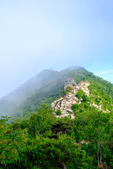 Scenic view of Mt.Manisan against sky