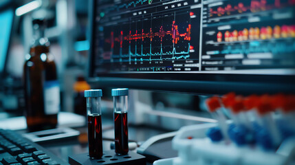 Advanced lab equipment, genetic and clinical data, precision medicine, modern technology