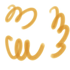 Aquarelle Abstract Squiggly Wavey Decor