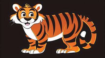 Fototapeta premium tiger vector illustration