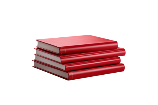 Crimson Tower of Knowledge on White or PNG Transparent Background.